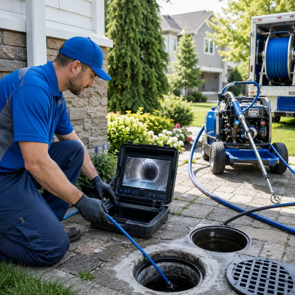 Outdoor drain cleaning professionals serving Greenbank, WA